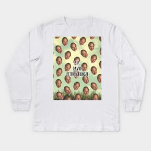 Sir David Attenborough 2019 Kids Long Sleeve T-Shirt